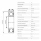 Подшипник ArtNC 6202-2Z (упаковка 10 шт)