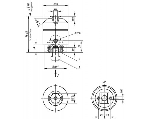 Механизмы K1224.0508 Kipp