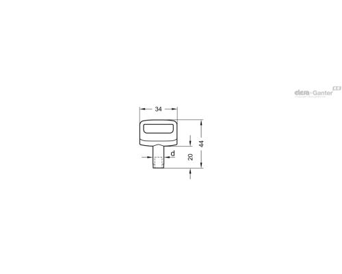 Ключ GN 816.1-10 ELESA+GANTER Ключ GN 816.1-10 ELESA+GANTER