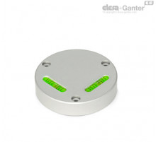 Двухосевой уровень GN 2276-ALN-62-G-50-AV ELESA+GANTER