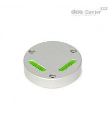 Двухосевой уровень GN 2276-ALN-62-G-50-AV ELESA+GANTER