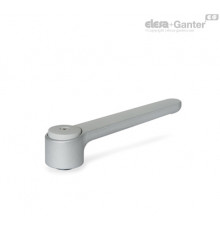 Плоская ручка рычажного типа GN 126-145-M12-SR ELESA+GANTER