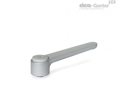 Плоская ручка рычажного типа GN 126-145-B16-SR ELESA+GANTER