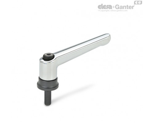 Регулируемая ручка рычажного типа GN 300.4-78-M8-21-CR ELESA+GANTER