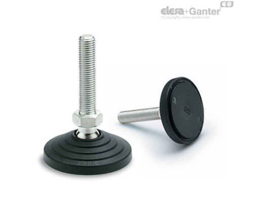 Регулируемая опора LV.A-80-24-AS-SST-M16x58-ESD-C (328621-ESD) ELESA+GANTER