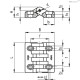 Петля CFA.65-SL-H (422272) ELESA+GANTER
