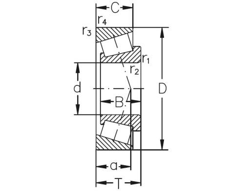 Подшипник 4A/6 (19.050x44,450x12,7) ITJ (Japan)
