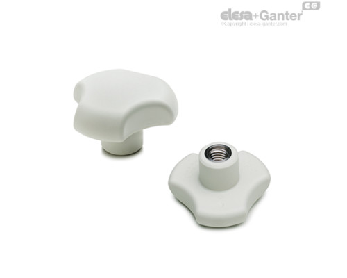 Цельнолитая лепестковая ручка VTT.40-SST-M8 CLEAN (151772) ELESA+GANTER