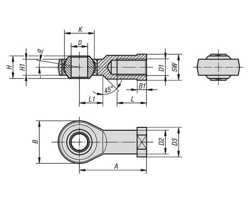 Головки K0723.06 Kipp
