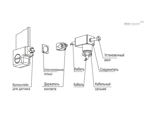 Индикатор HCV.127-STL-AX-M12-KN (11194-KN) ELESA+GANTER