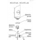 Индикатор HCV.127-STL-AX-M12-KN (11194-KN) ELESA+GANTER