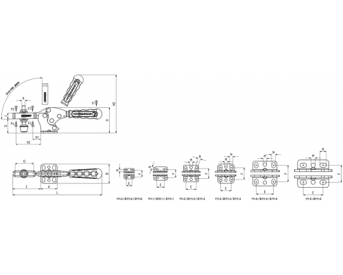 Прижимы S111-4 Kukamet