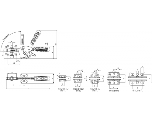 Прижимы S111-4 Kukamet