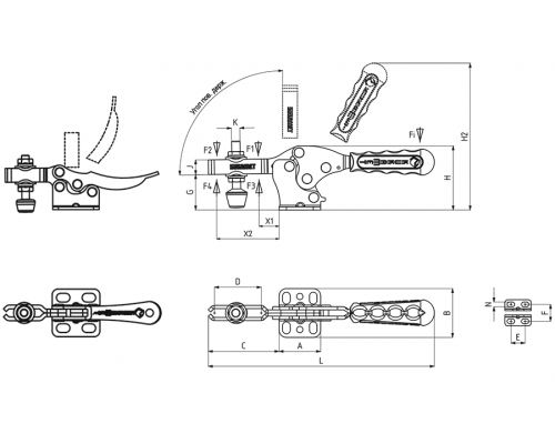 Прижимы S111-4 Kukamet