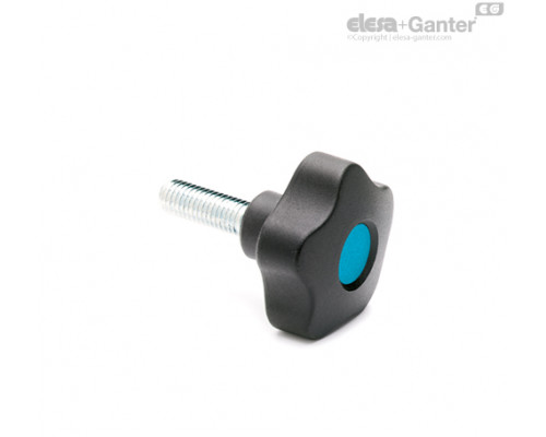 Лепестковая поворотная ручка VCT.50 p-M10x50-C5 (69977-C5) ELESA+GANTER