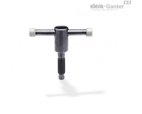 Винт с перекидной рукояткой DIN 6306-M12-60-D ELESA+GANTER