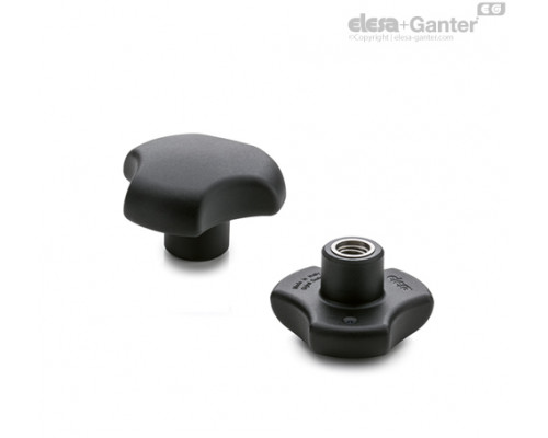 Ручка цельнолитая VTT.25-SST-M5 (167116) ELESA+GANTER