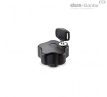 Лепестковая ручка с функцией защиты VLSK.63 B-M6-F (76701) ELESA+GANTER