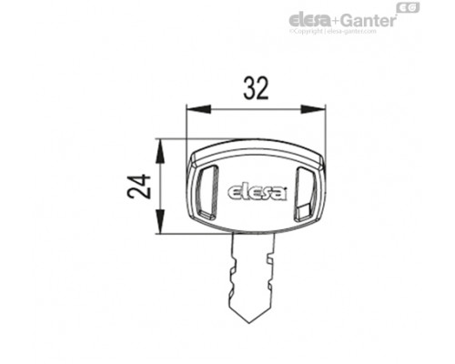 Лепестковая ручка с функцией защиты VLSK.63 B-M6-U (76801) ELESA+GANTER