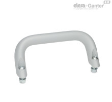 Наклонная П-образная ручка GN 565.2-26-128-B-SR ELESA+GANTER