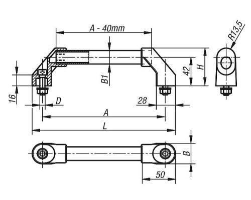 Ручка K0221.1802 Kipp
