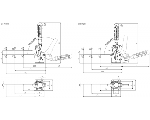 Прижимы 241-6-D-C1 Kukamet