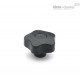 Лепестковая поворотная ручка VCT.32 AZ-M6-C9 (69743-C9) ELESA+GANTER