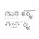 Зажим GN 289-B42-B42-S-2-SW ELESA+GANTER
