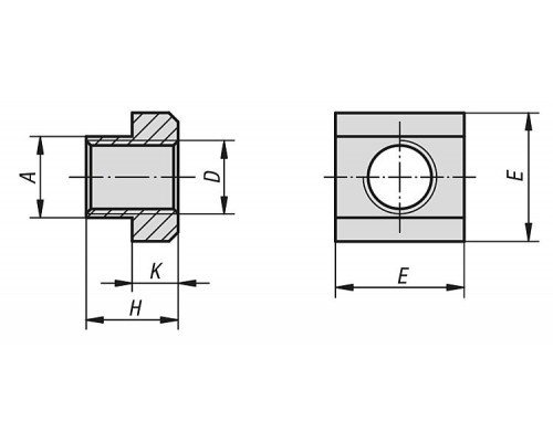 Гайки K0377.081 Kipp