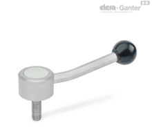 Плоская ручка рычажного типа GN 125.5-32-M8-32-E ELESA+GANTER