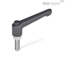 Регулируемая ручка рычажного типа GN 303.1-63-M10-25-SW-S ELESA+GANTER
