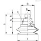 Вакуумная присоска VVQ-34-G1/8-T-S (VV.61012) ELESA+GANTER