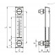 Индикатор HCX.254/TB-AR-SST-M12 (11468-R) ELESA+GANTER