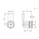 Замок CS.20-32-20-M-SST (421447) ELESA+GANTER