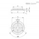 Круглый уровень BOL-MF-ACR-55-K-D5 (438011) ELESA+GANTER