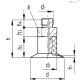 Вакуумная присоска VVA-17-M5-T-N (VV.45007) ELESA+GANTER