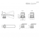 Прижимная ручка с эксцентриковым кулачком GN 927.3-82-M6-A ELESA+GANTER