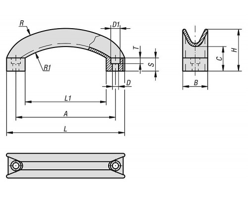 Ручка K0194.11406 Kipp