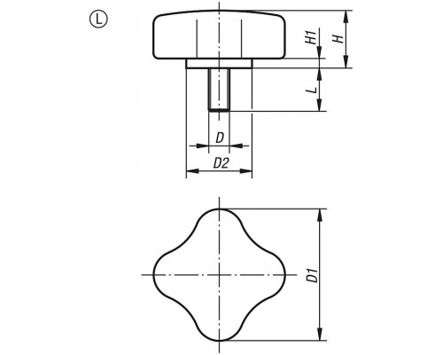 Ручка K0278.5008 Kipp