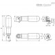 Откидная ручка IRS.820/65 FOLD-O-MATIC-SST (28496) ELESA+GANTER