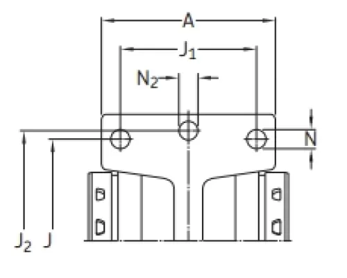 Линейный подшипник в сборе с корпусом SKF LUCR 12 D-2LS