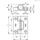 Петля CFMR.67-NO-020 (425853) ELESA+GANTER