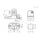 Зажим MSX.56-B-8-10 (440101) ELESA+GANTER