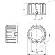 Поворотная ручка MDX.51-N-C3 (CE.85831-N-C3) ELESA+GANTER