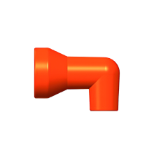 Насадка 2367 (JFLO, 1/4", d6.3, Right angle)