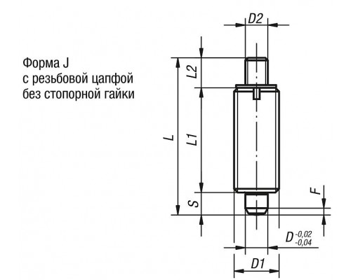 Штифты K0345.2105 Kipp