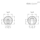 Шарообразная ручка DIN 319-ST-25-M6-C ELESA+GANTER