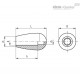 Коническая ручка I.622/40 N-10 CLEAN (151222) ELESA+GANTER