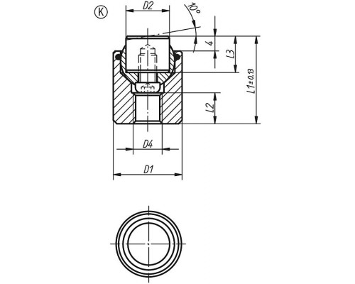 Упоры K0285.117X022 Kipp