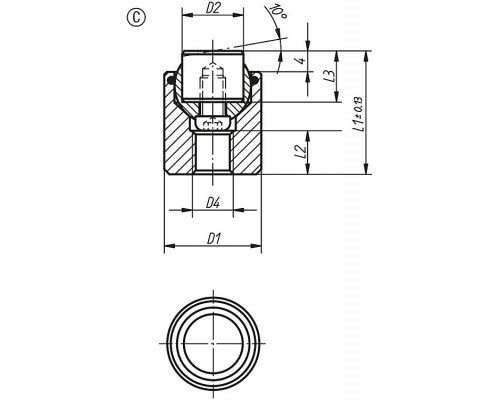 Упоры K0285.117X022 Kipp